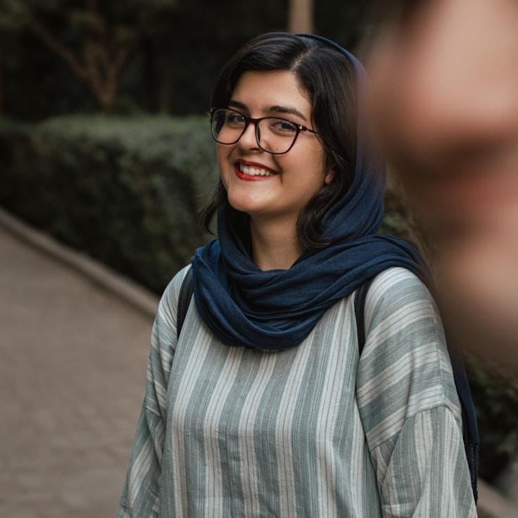 Portrait of Mira meditation instructor